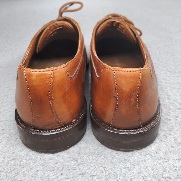 Cable & Co Executive Cap Toe Oxford Dress Shoes Brown Leather Lace Up Mens 11 D - Picture 11 of 16
